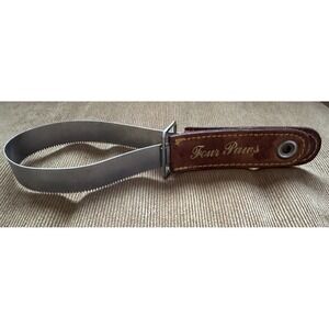 Four Paws Shed'n Blade Dog Cat Grooming Tool Leather Handled Shedding Large